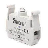 Emas 12-30VAC-DC B9 Sinyal Yeşil Ledli Blok