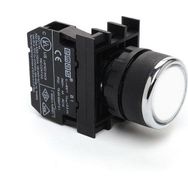 Emas B100db 22 mm Beyaz Start Butonu