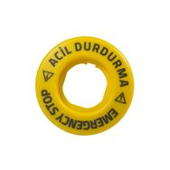 Emas BET60LED1 60 mm Acil Stop 24V AC/DC Plastik Ledli Tr-İng Kumanda Butonu
