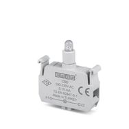 Emas CBB 100-230V AC Beyaz Ledli Sinyal Blok Butonu