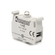 Emas CBS 100-230V AC Ledli Sarı Sinyal Blok Butonluk