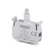 Emas CBX 48V AC/DC Kırmızı Ledli Sinyal Blok Butonluk