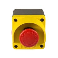 Emas M1C200E40 Sarı-Gri Acil Stop Metal Kumanda Kutusu