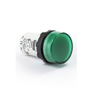 Emas MBSD024Y 24V AC/DC Yeşil Düz Cam Led'li Monoblok Sinyal Lambası