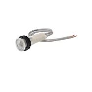 Emas S100NB 230V AC 12.5 cm 10 mm Beyaz Sinyal Lambası