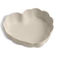Emile Henry Madeleine Kalp Ekru 6.5x24.5x26.5 cm Fırın Kabı