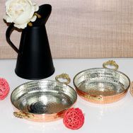 Eminox 15-17 cm 2 Parça Bakır Yumurta Sahan Seti