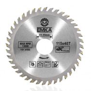 Emka 115 mm 40 Diş Ahşep Kesme Sunta Testeresi