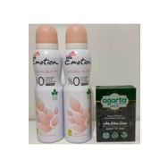 Emotion 2x150 ml Natural Bloom Deodorant
