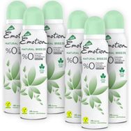 Emotion 6x150 ml Natural Breeze Deodorant