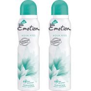 Emotion Aqua Kiss 2x150 ML Kadın Sprey Deodorant