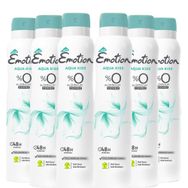 Emotion Aqua Kiss 6x200 ML Kadın Sprey Deodorant