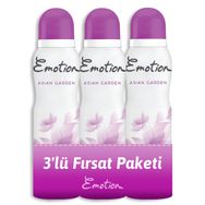 Emotion Asian Garden 3x150 ml Kadın Deodorant