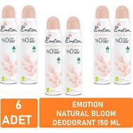 Emotion Natural Bloom Kadın 6x150 ml Deodorant Sprey