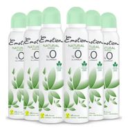 Emotion Natural Breeze 6x200 ml Kadın Sprey Deodorant