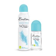 Emotion Ocean Fresh 150 ml Kadın Deodorant + Ocean Fresh 50 ml Kadın Roll-On