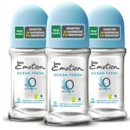 Emotion Ocean Fresh 3x50 ml Kadın Roll-On Deodorant