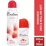 Emotion Romance 150 ml Kadın Deodorant + Romance 50 ml Kadın Roll-On