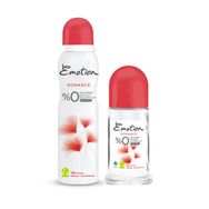 Emotion Romance 150 ml Kadın Deodorant + Romance 50 ml Kadın Roll-On