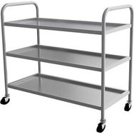 Empero EMP.2.SV.03 3 Katlı 55x86x90 cm Krom Servis Arabası