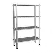 Empero EMP.D.2.3676-18-4-D 4 Katlı 36x76x180 cm INOX 201 Delikli Raflar