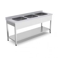 Empero EMP.E.72085-3ET 200x70x85 cm 3 Evyeli Alt Raflı Tezgah