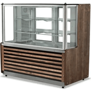 Empero EMP.MZ.150.A.DC Ahşap Dekorlu 150x75x135 cm Merkür Et ve Meze Vitrini