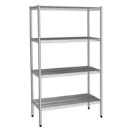 Empero EMP.T.2.53183-18-4-4 Katlı İnox 201-183x53x180 cm Tel Raf