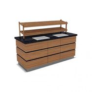 Empero KPD.ESU.08 240x90x90 cm Kapadokya Ekmek Servis Ünitesi