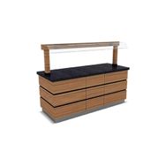 Empero KPD.NTR-N.04 160x90x90/150 cm Kapadokya Nefeslikli Nötr Servis Ünitesi