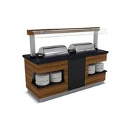 Empero SML.SSC.02 Reşolu 2 Chafing Dish Sümela Sıcak Servis Ünitesi