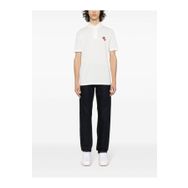 Emporio Armani 3D1FE6 1JTKZ 0101 Polo Yaka Beyaz Erkek T-shirt