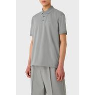 Emporio Armani 3D1FF2 1JTKZ 06G1 Gri Polo Yaka Erkek T-shirt