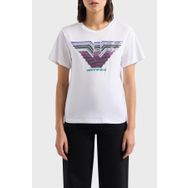 Emporio Armani 3D2T7T 2JIDZ 0100 Beyaz Kadın T-shirt