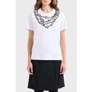 Emporio Armani 3D2T8A 2JKAZ 0100 Beyaz Kadın T-shirt