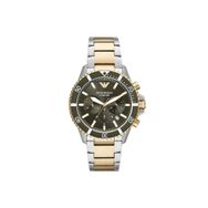 Emporio Armani AR11361 Altın Metalik Gri Erkek Kol Saati