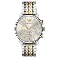 Emporio Armani AR11773 Altın Rengi Metalik Gri Çelik Erkek Kol Saati
