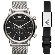 Emporio Armani AR80062SET Erkek Kol Saati ve Bileklik Seti