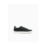 Emporio Armani Erkek Bağlamalı Orta Kalın Taban Deri Siyah Sneaker EM003843 AF20003-MC012