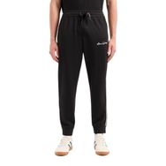 Emporio Armani Erkek İmza Logo Streç Poli Viskon Jogger Pantolon, Siyah, XS