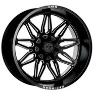 EMR 633-03 12.0x22"-6x139.7 Et-44 106,1 Matt Black Milling 4'lü Jant