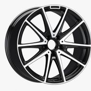 EMR -A331-03 9.5x19"-5x112 ET48 66.6 4'lü Black Lip Diamond Jant