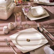 Emsan Leaf Fine Bone Gold 60 Parça 12 Kişilik Yemek Takımı