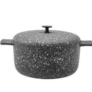 Emsan Perge 24 cm Gri Derin Granit Döküm Tencere