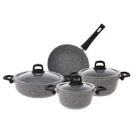 Emsan Premium S Pro Grey 7 Parça Granit Tencere Seti