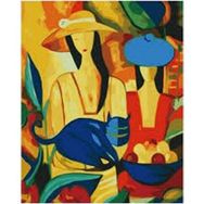 Ena Butik 70x90 cm Picasso Kadınlar Sayılarla Boyama Seti Rulo Duvar Sticker