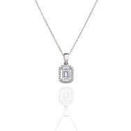 ENCİLİ SİLVER 925 Ayar Swarovski Model Gümüş Kolye