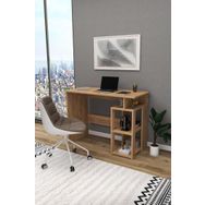 Enda Home Star-e 2 100x56 cm Çam Raflı Kütüphaneli Çalışma Masası