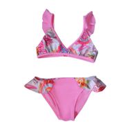 Endeep EP21509 Parlak Desenli Volanlı Bikini Takımı