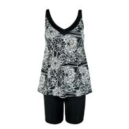 Endeep Kadın Çiçek Desenli Tankini Takımı